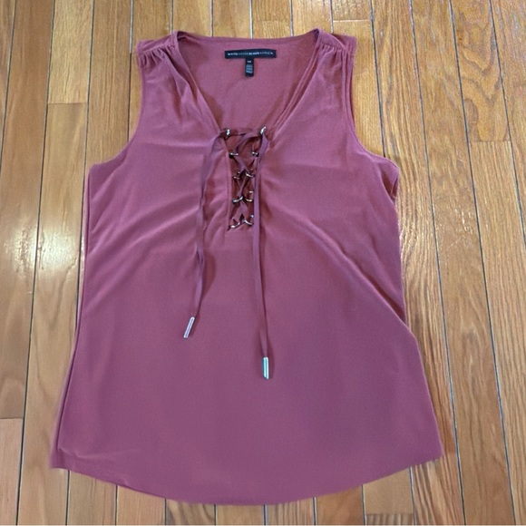 Lot Of 5 White House Black Market WHBM Sleeveless Tank Tops Blouse Women’s Sz XS - Picture 5 of 10